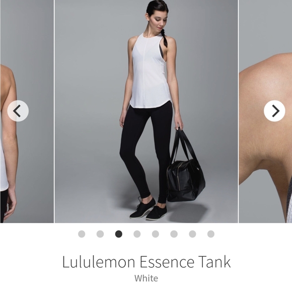 🍋 Lululemon Essence Tank 🍋 White, excellent used condition - Picture 4 of 8